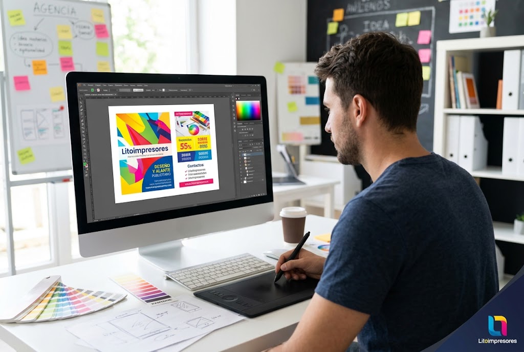 Diseño gráfico publicitario y preprensa digital