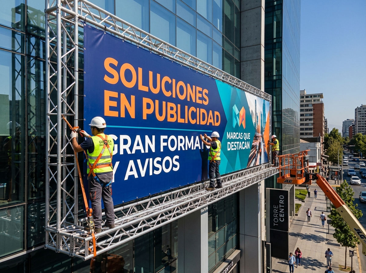 Gran formato, vallas, avisos y bastidores en Lito Impresores JM